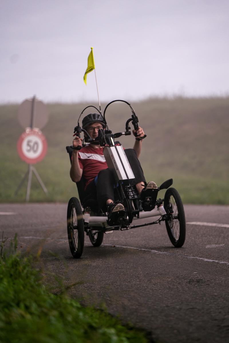 Handbikefahrer am Bärgevent 2023.